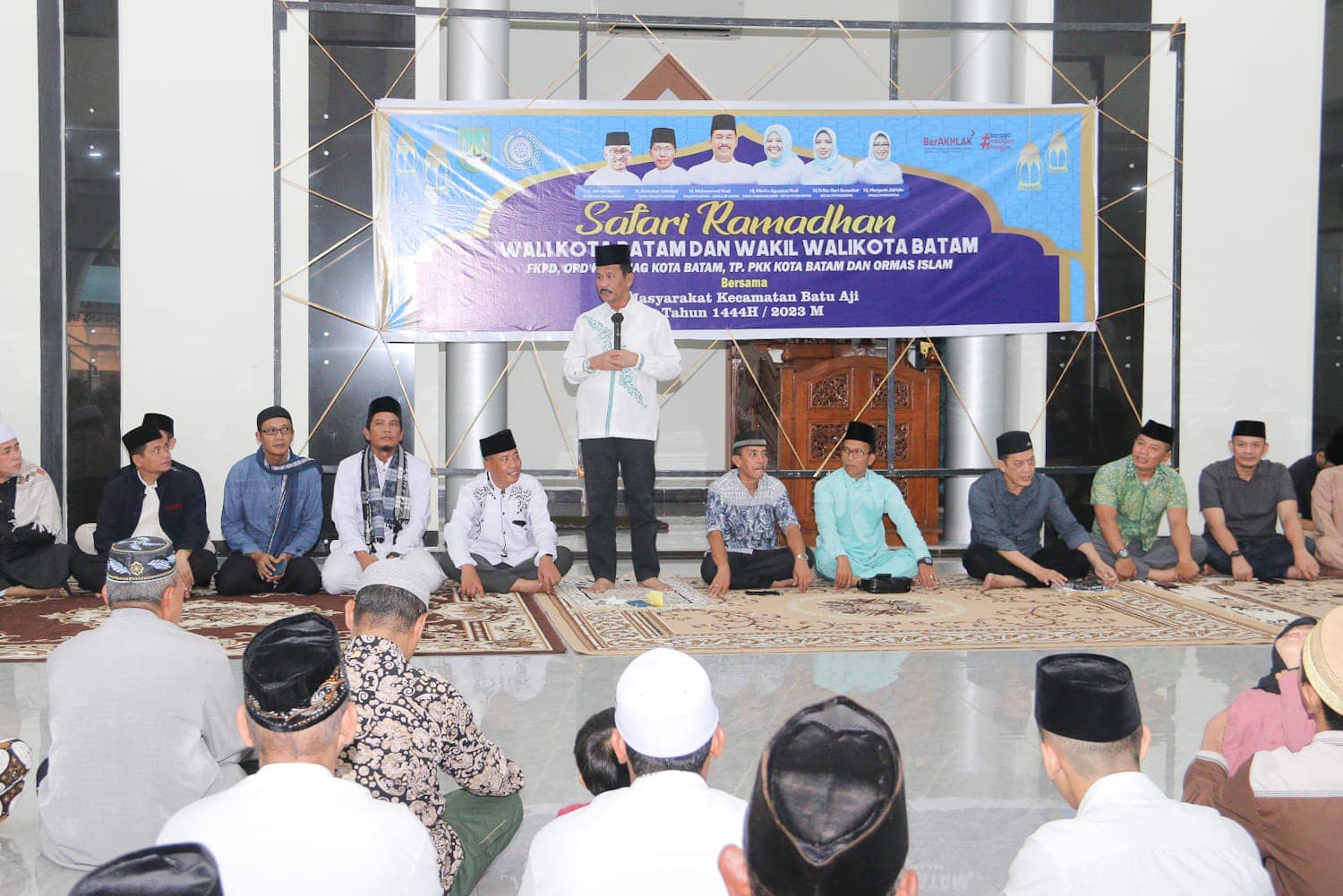 Safari Ramadhan di Batu Aji, Rudi: Jemaah Kompak Pembangunan Makin Cepat